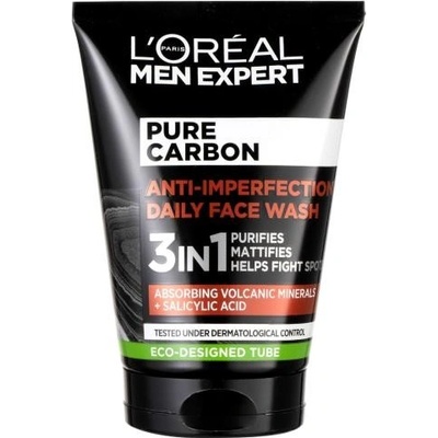 L’Oréal Men Expert Pure Carbon 3 v 1 čistiaci gél 50 g