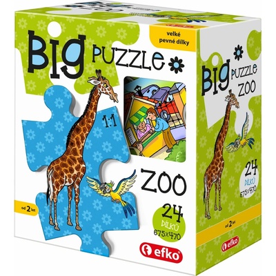 Efko Big Zoo velké 24 dílků – Zbozi.Blesk.cz