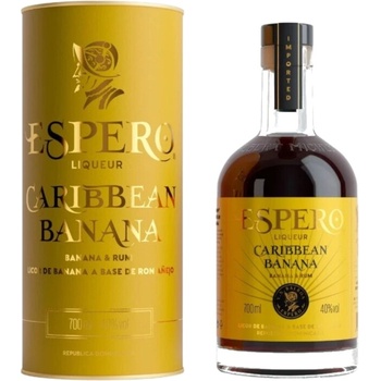 Ron Espero Caribbean Banana 40% 0,7 L (tuba)