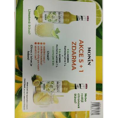 Monin set Rantcho citrus 3x Lemon 1 l + 3 x Citrus 1 l