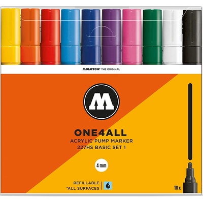 Molotow One4All 227HS 4mm 10ks základní A
