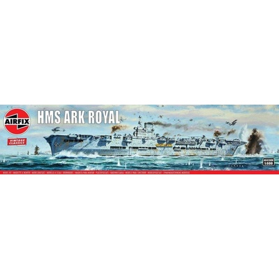 Airfix Classic Kit VINTAGE loď A04208V HMS Ark Royal 1:600