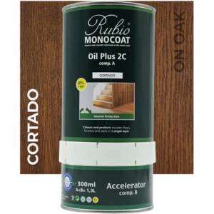 Rubio Monocoat Oil 2C Cortado - Двукомпонентно масло за вътрешна употреба 1.3л (6002)