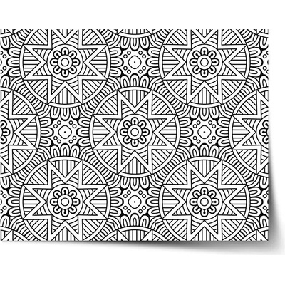 Sablio Plagát Hviezdy mehendi - 60x40 cm