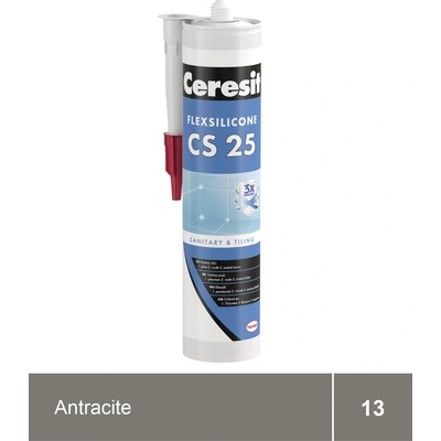 Ceresit CS 25 sanitární silikon 280 g antracit
