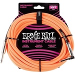 Ernie Ball P06079-EB Neon Orange 3 m Директен - Ъглов Инструментален кабел (P06079)