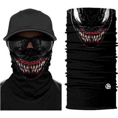 Zuby Úsmev Scary nákrčník na tvár a hlavu