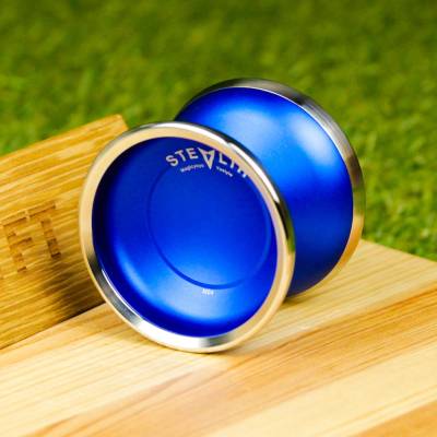 Magicyoyo STEALTH-M04 bimetalové Modré yoyo stříbrné kraje