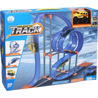 Wiky Vehicles Dráha magnetická s 1 autem 70 x 32 x 62 cm