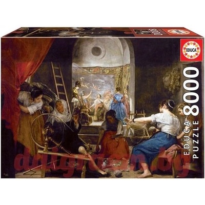 Educa Пъзел EDUCA 18584 - 8000 части - The Spinners or Fable of Arachne, Diego Velázquez (EDU18584)