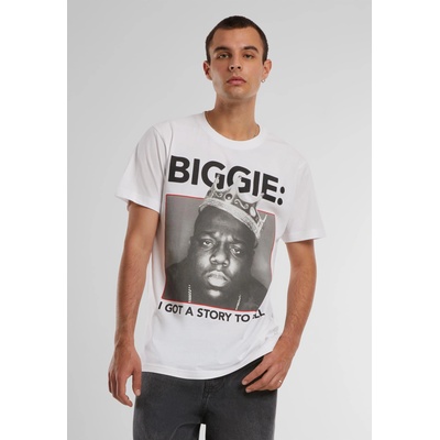 Mister Tee Тениска Biggie Crown Tee white XXLUB-MT1997-00220 - Тъмносив, размер S