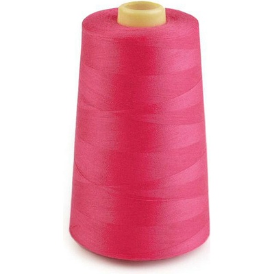 Polyesterové nitě pro overlocky i klasické šití návin 5000 yards PES 40/2 Fandango Pink 1 ks