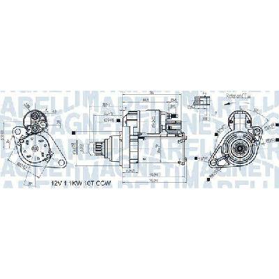 Startér MAGNETI MARELLI 063721470010