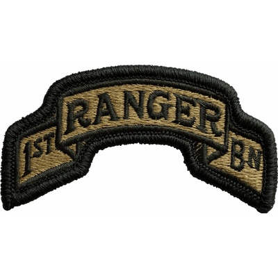 MILITARY RANGE Nášivka oblúk 1st RANGER BN VELCRO OCP