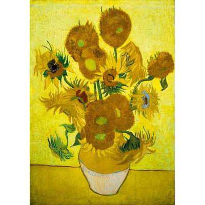 Bluebird Puzzle - Puzzle Vincent Van Gogh - Sunflowers, 1889 - 1 000 piese