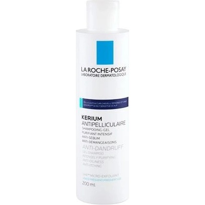 La Roche-Posay Kerium AntiDandruff Gel šampon proti mastným lupům 200 ml