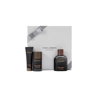 Dolce & Gabbana Intenso Pour Homme pre mužov EDP 125 ml + sprchový gél 50 ml + deostick 75 ml darčeková sada