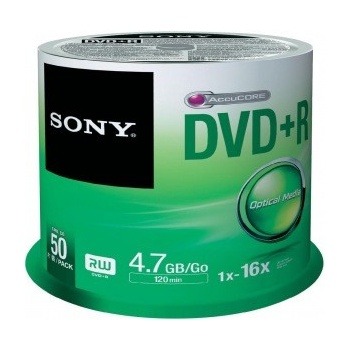 Sony DVD+R 4,7GB 16x, 50ks
