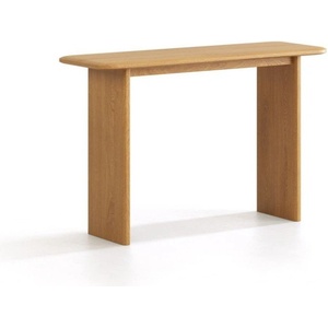 Micadoni Конзолна маса от масивен дъб в естествен цвят 40x120 cm Charlotte - Micadoni (MIC_CON_120X40_F1_CHARLOTTE1)