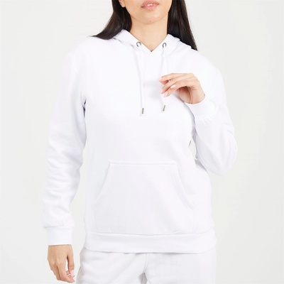 Brave Soul Блуза Brave Soul Pullover Hooded Sweatshirt with Kangaroo Pocket - White