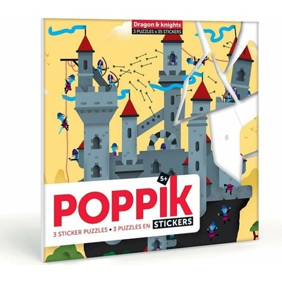 POPPIK Samolepkový plakát Rytíři