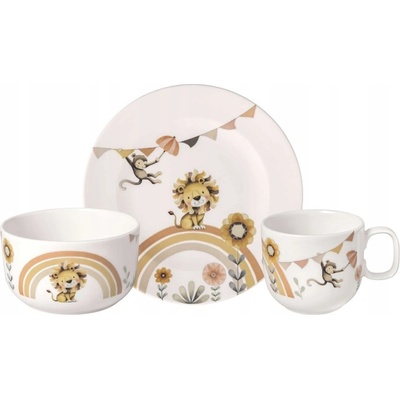 Villeroy & Boch Detská jedálenská súprava Roar like a Lion 3 ks