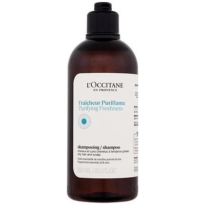 L'Occitane Purifying Freshness Shampoo 300 ml osvěžující šampon pro mastné vlasy a pokožku hlavy