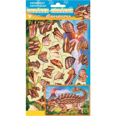 Anděl Samolepicí skládačka ANKYLOSAURUS