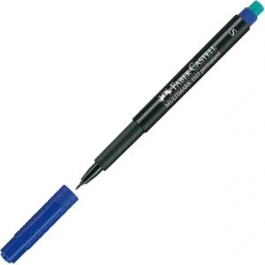 Faber-Castell Перманентен тънкописец Faber Castell OHP S, син