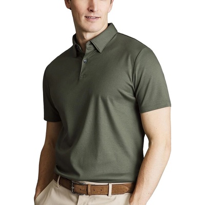Charles Tyrwhitt Smart Jersey Polo Olive