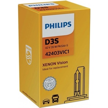 PHILIPS XENÓNOVÁ VÝBOJKA D3S 42V 35W VISION 42403VIC1