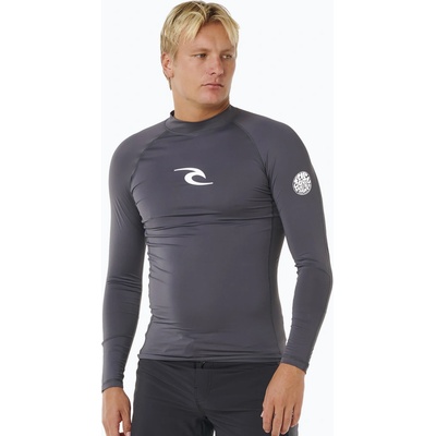 Pánske Rip Curl Waves Upf Perf LS charcoal grey