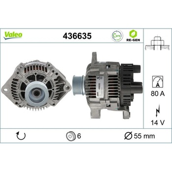 generátor VALEO 436635