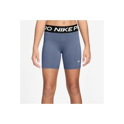 Nike Pro Big Kids (Girls) Dri-FIT 5 Shorts 0198482669096 Modrá