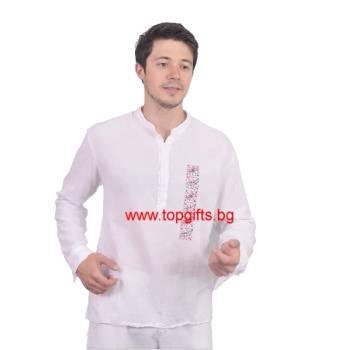 Image 1 of Мъжка риза Търновска шевица - дълъг ръкав