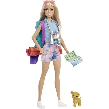 Mattel Кукла Barbie, Малибу- На къмпинг, 10 тематични аксесоара, 1710289