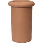 ferm LIVING Саксия с подложка Rollo 46 см теракота (1104270651)