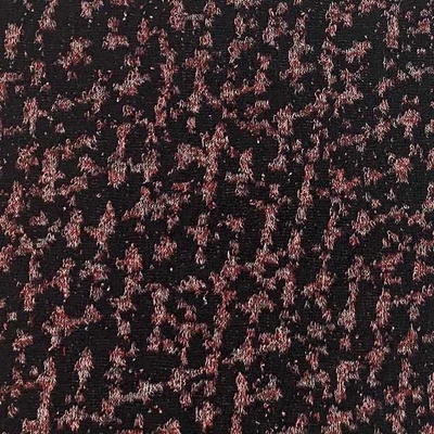 Kabátovina úpletová, červeno-čierny vzor, š.125