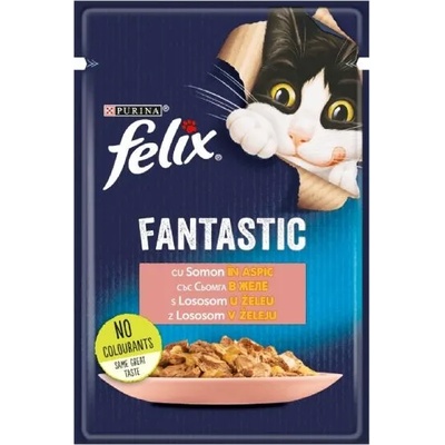 Nestle Храна за Котки Пауч Сьомга в Желе Felix Fantastic 85 г