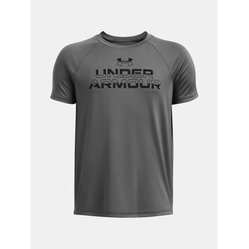 Under Armour UA Tech Split Wordmark SS Тениска за момчета Under Armour | Siv | Момчешки | 122