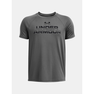 Under Armour UA Tech Split Wordmark SS Тениска за момчета Under Armour | Siv | Момчешки | 122