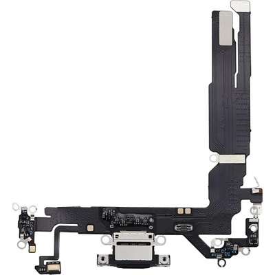 Nabíjecí obvod + Flex kabel iPhone 17 – černý – Aftermarket Plus IPH2149