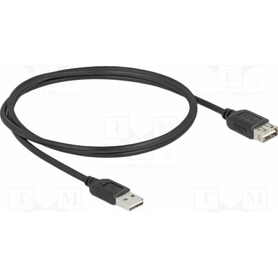 Delock 81512 USB 2.0 zlacený 1m černý