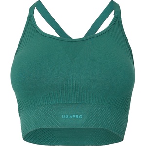 USA Pro UP Seamless Adjustable Sports Bra - Forest Green - sportihobi - 64,52 лв
