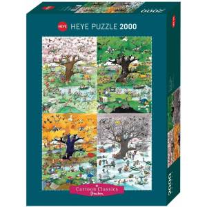 Heye - Puzzle Blachon 4 Seasons - 2 000 piese