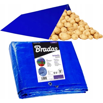 Bradas Plachta zakrývacia 5x4m, 50g, modrá STANDARD BR-PLL4/5