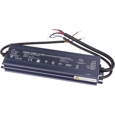 Stmívatelný napěťový zdroj DIM67 12V 200W - Stmívatelný napěťový zdroj DIM67 12V 200W