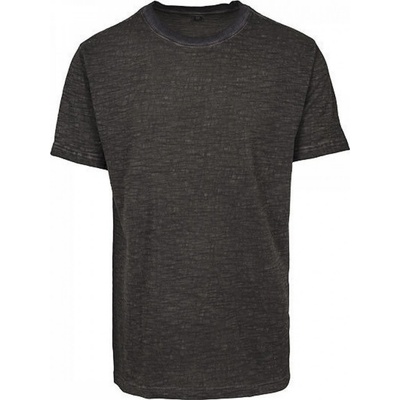 Build Your Brand pánské tričko sprejového designu Dye Tee Darkgrey Spray Dye