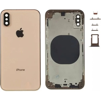 Kryt Apple iPhone XS zadní zlatý