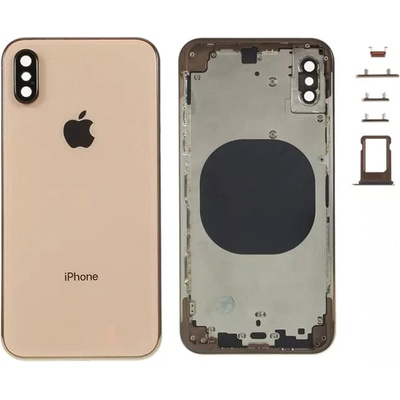 Kryt Apple iPhone XS zadní zlatý – Zbozi.Blesk.cz